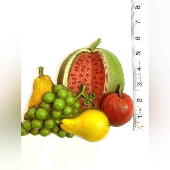 VTG 1970’s Plastic DART Industries Fruit Wall Grouping Strawberries Pineapple - Picture 7 of 9